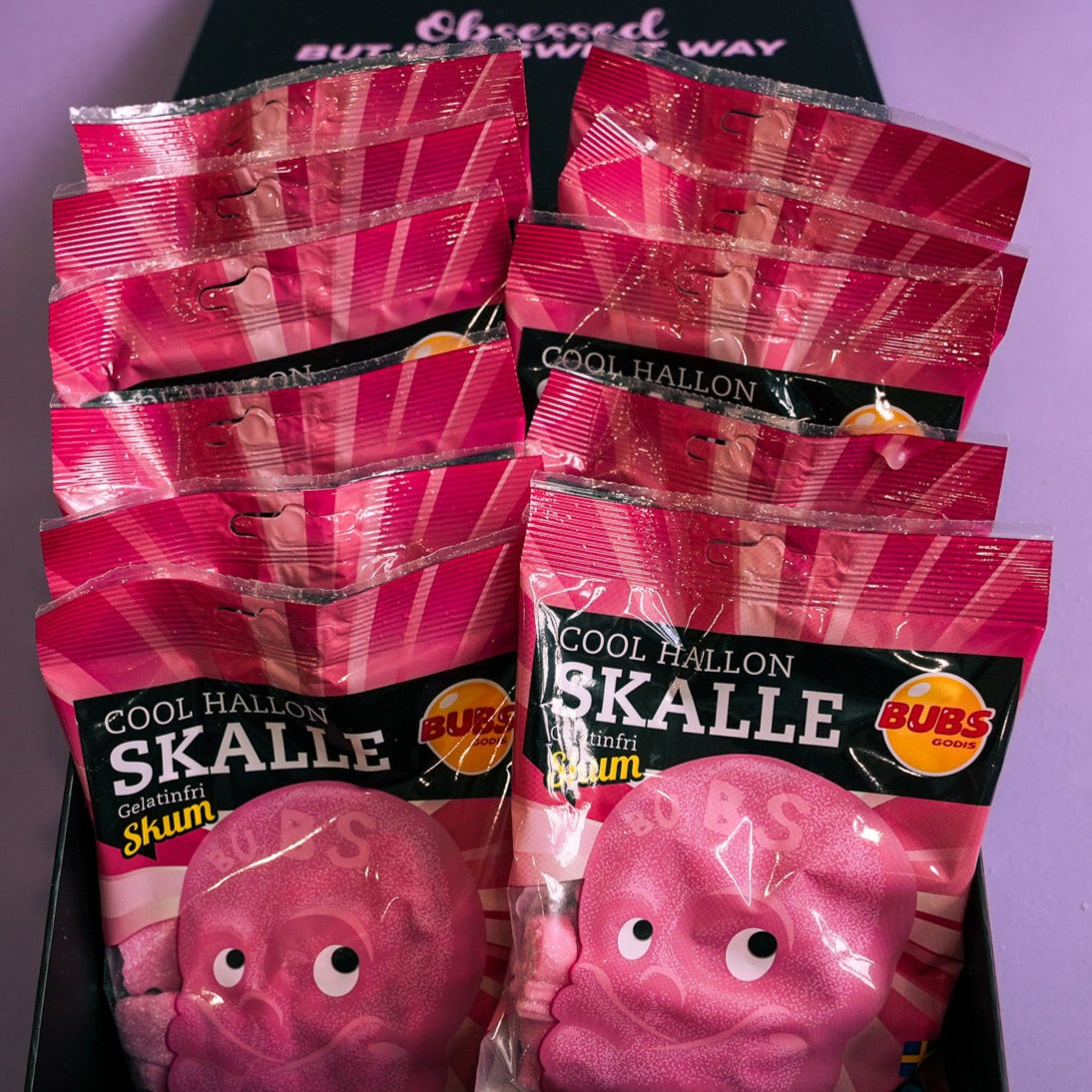 BUBS Cool Raspberry Skulls