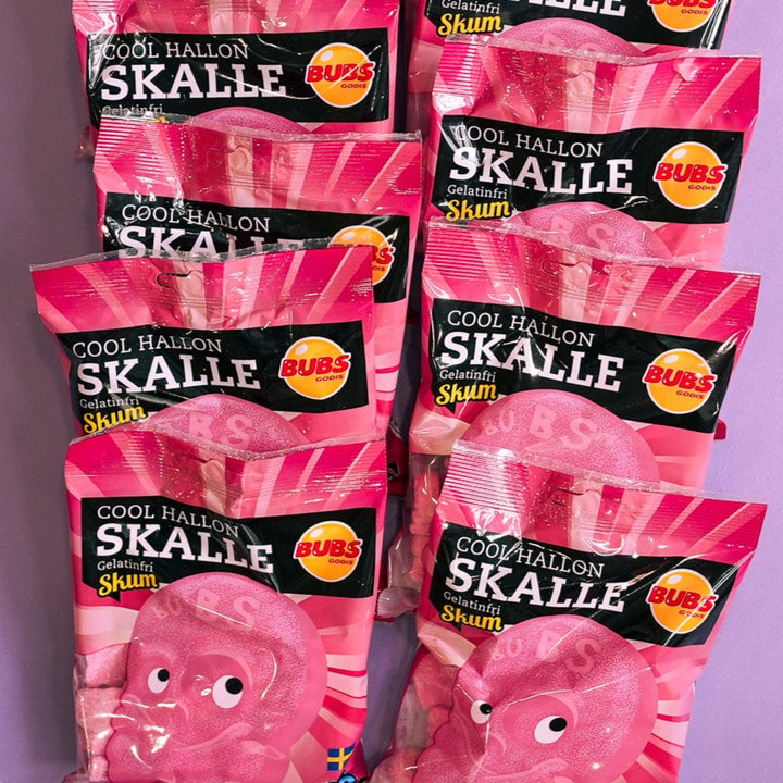 BUBS Cool Raspberry Skulls